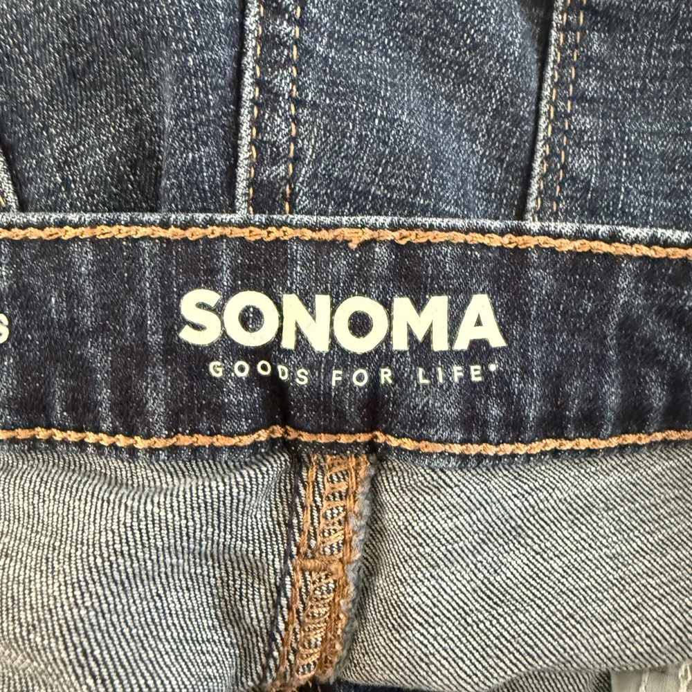 Sonoma Women's Curvy Skinny Jeans color Blue Size 10S - Picture 5 of 11